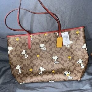 Coach Snoopy Tote Bag